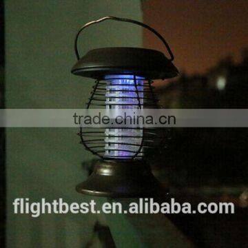 Newest,Stainless steel solar mosquito killer lamp with 2 LED for Outdoor Lighting To Bucharest Romania