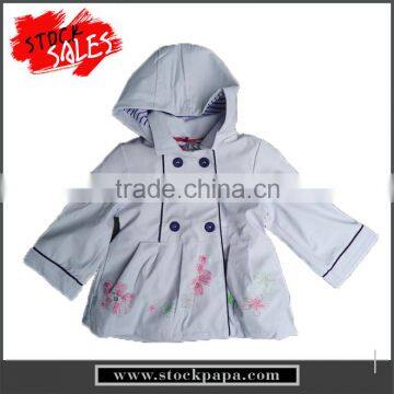 winter girl fancy warm children cute coats with flower picture