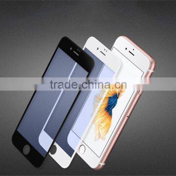 New Arrival 0.33MM 2.5D 9H Anti Blue Light Silk Printing Full Body Tempered Glass Screen Protector for IPhone 6 Tempered Glass photo-2