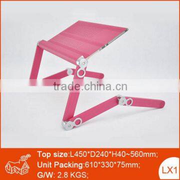 Multifunctional folding comfortable portable laptop stand with mouse pad