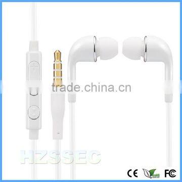 OEM high quality TPE material smartphones earphone voice changer earphone headset with mic for Samsung