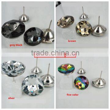 MAIN PRODUCT good quality decorative sofa crystal button 2016