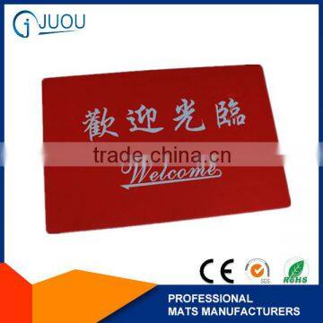 Fast delivery shoe cleaning rubber+non-woven door mat