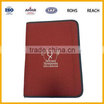 High quality office file folder Ployester document folder cover presentation cover with card interlayer