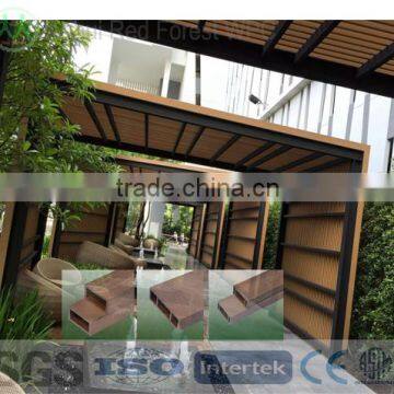 plastic composite timber garden arbor