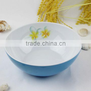 two-tone printing melamine bowl