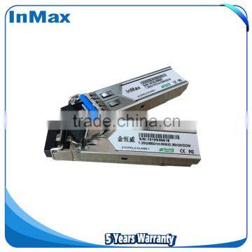 1.25Gbps 850/1310nm SFP Optical Transceiver, 0.35-2 Km,DDM