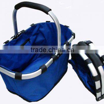 Folding basket shopping basket