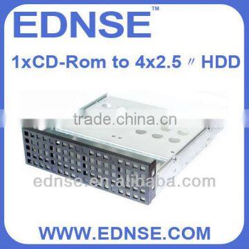 EDNSE hard disk bracket 1xCD-room to 4x2.5''HDD