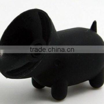 Factory supplying pig animal shaped silicone smartphone sucker stand