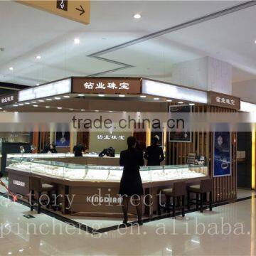 Wholesale Jewelry Store Interior Design Idea Used Glass Display Showcase Kiosk for Shopping Mall photo-3