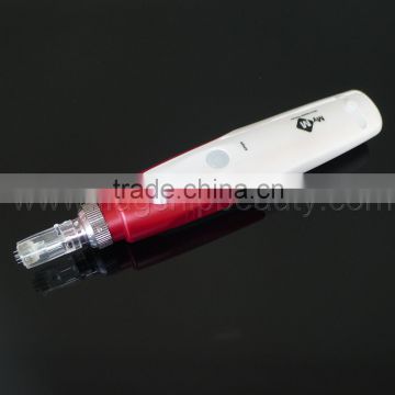 Anti aging vibration derma pen for skin care injectable collagen derma roller