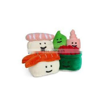 Mini plush stuffed food toys