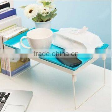 Kawachi Multifunctional Notebook Computer Table Multifunctional Dawdler Desk-Blue photo-4