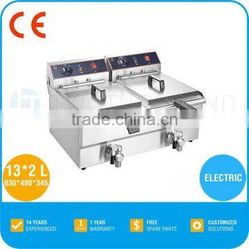 Electric Double Deep Fryer With Tap TT-WE1261