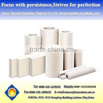 Heat Resistant Material Moisture Resistant Calcium Silicate Pipe Cover Sheet With Superior Fire Resistance Waterproof