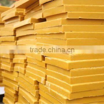 Packing 25kg/bag zhuoyu yellow beeswax for sale/unprocessed beeswax/pure beeswax for waxing