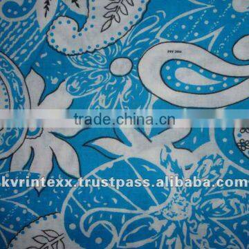 middle paisley printed design--poly taffeta printed fabric