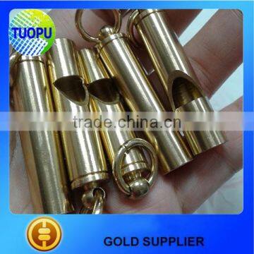 Classic EDC Tool Collection Whistle,45*10mm Mini Survival Whistle,Portable Brass Emergency Whistle