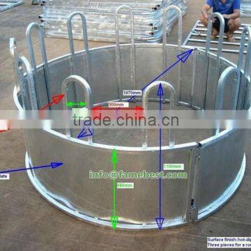 galvanized hay rack feeder for cows sheep livestock cattle yards yard gate panels cattle round feeder hay feeder
