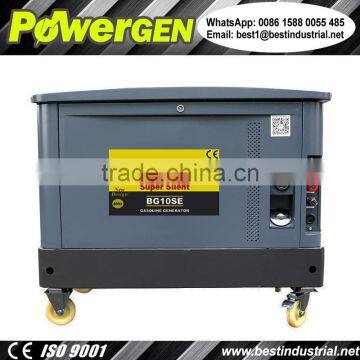 60 dB!!! POWERGEN Air-cooled Soundproof 10KVA Super Silent Gasoline Generator 10KW