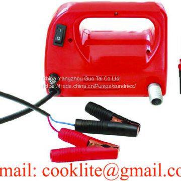 12/24V DC Electric Oil Diesel Fuel Transfer Pump / Diesel Fuel Dispenser - 120W 30L/Min