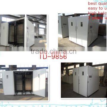 TD-9856 Best selling Large Egg Incubator for 9800 chicken eggs made in China