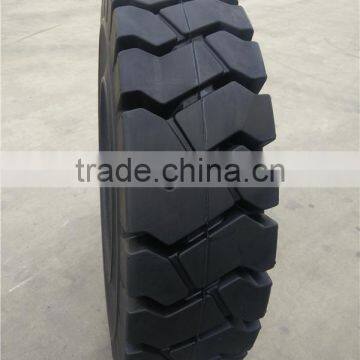 Tractor Trailer Solid Tyre 4.00-8 for Towing Tractor in Airport or Seaport photo-5