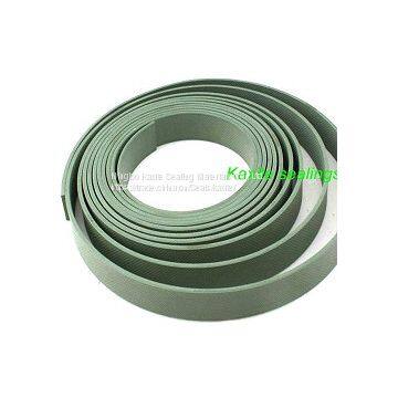 Green color Bronze filled PTFE bearing guide strip