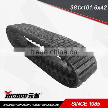 381x101.6x42 ASV RUBBER TRACK 381x102x42 247 257