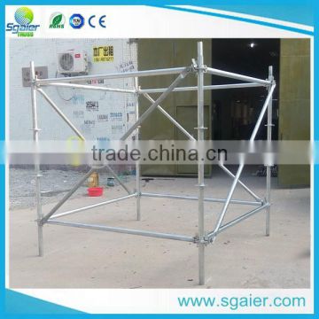 Outdoor concert used galvanized steel layer truss in Guangzhou