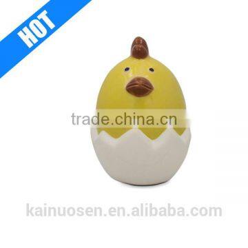 ceramic hatched chick in Easter egg figurine