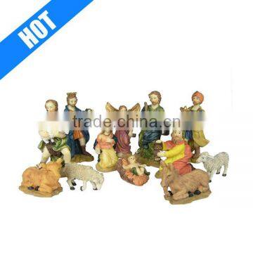 customized handmade painted resin outdoor nativity statues images