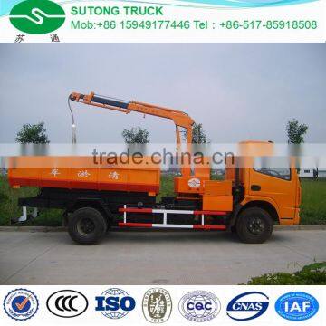 Dongfeng 4x2 4CBM Mini Drainage Grab Dredge Truck With Grab Bucket photo-5