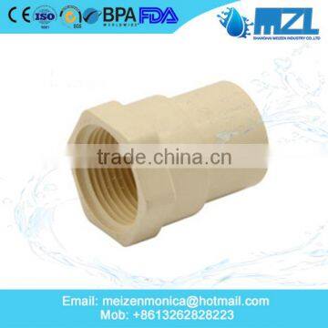 1/2" Inch ASTM Standard Cpvc Pipe Fittings Female Adaptor