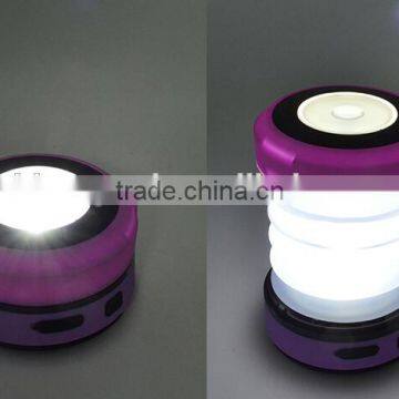 Plastic Camping Light Handcrank Camping Light 1W LED Mini Telescopic Camping Lantern/Flashlight photo-4