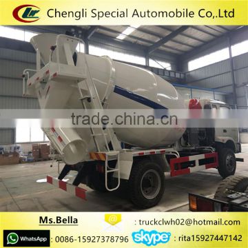 3 4 5 Cubic Meters Concrete Tank Truck With Hydraulic Pump