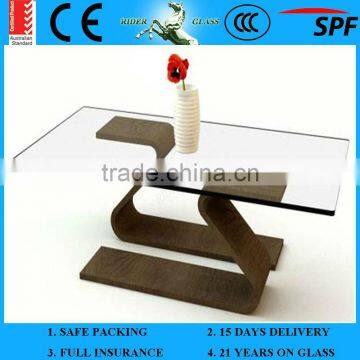 3-12mm Acid Etched Glass Dining Table photo-5