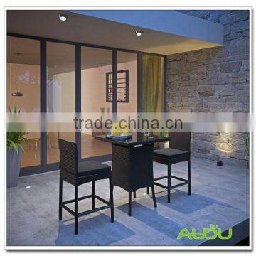 Audu Wicker High Back Dining Chair/High Back Bar Dining Chair photo-3