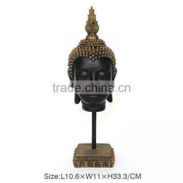 Handmade Resin Buddha Head Statue photo-3
