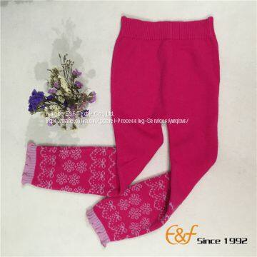 Autumn and Winter Tight Warm Knitted Long Pants