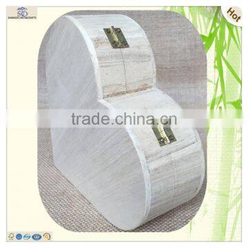 Printed Logo Pattern Laser Cutting Shape Wooden Box photo-5