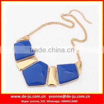 Party Blue Crystal Necklace Wholesale