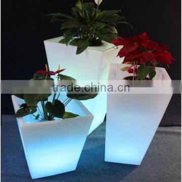 LED flower pot for sale different country/good metail flower pot with led