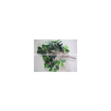 hx hot sale high artificial foliage Banyan leaves simulation Banyan leaves.