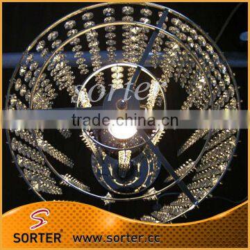 crystal octagon beaded for lighting decoration S0661