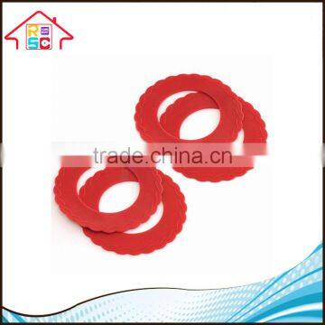 NBRSC Silicone Crust Shield Reusable Mini Pie Pan Cover Set Of 4 Pcs photo-4