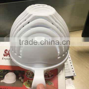 Foodgrade Plastic Salad Maker/Salad Slicer Maker /salad Cutter Bowl for Kitchen