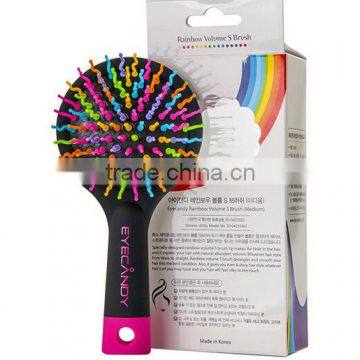 plastic rainbow comb with a mirror hot selling in Europe