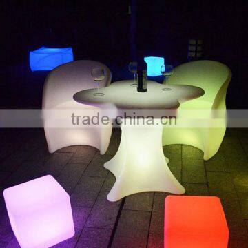 led ice bucket bar table for nightclub, pub, nial bar, salon,